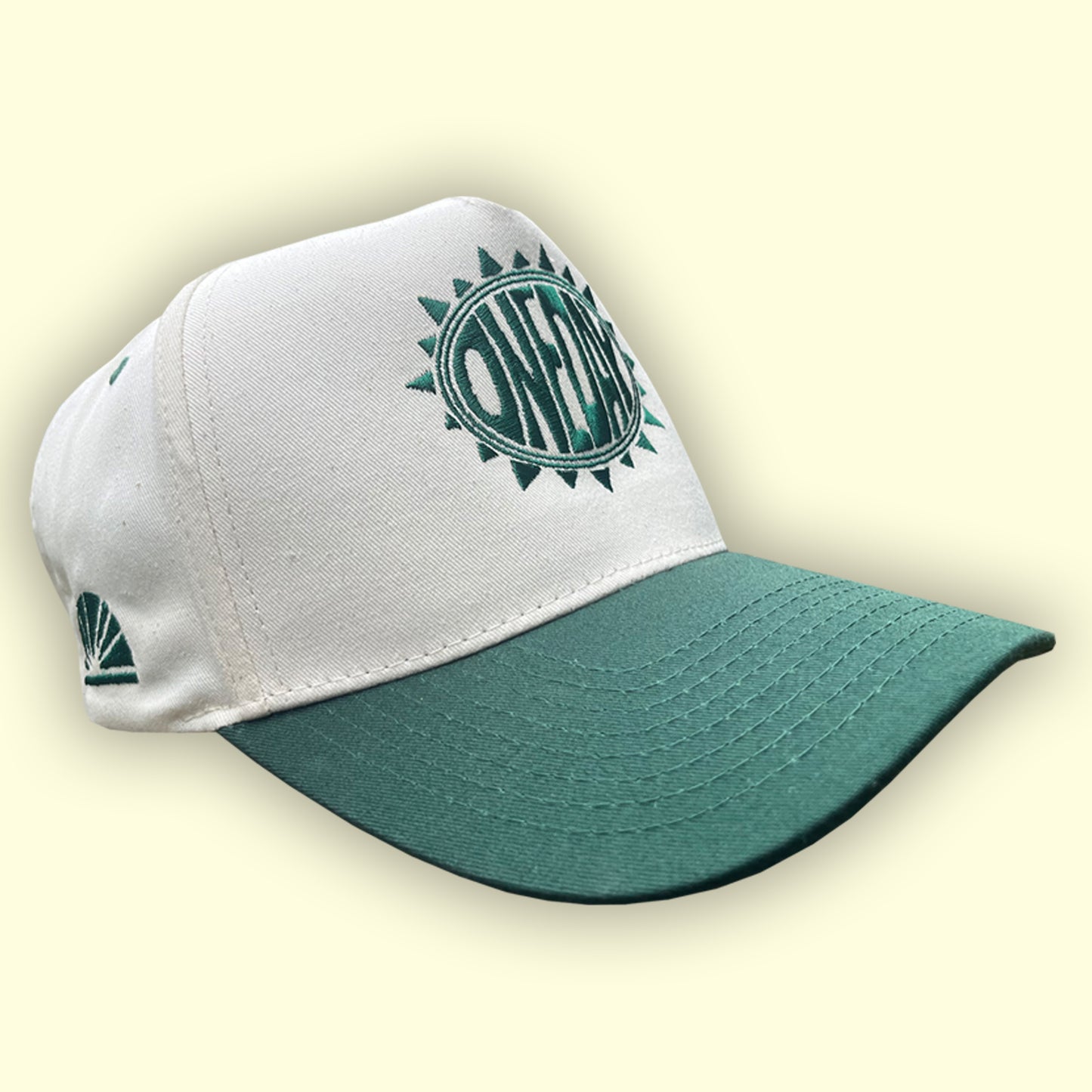 One Day Summer Snapback Hat - Dark Green