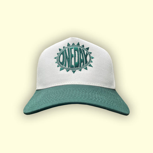 One Day Summer Snapback Hat - Dark Green