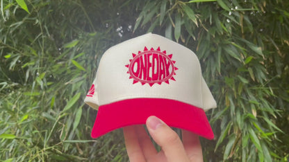 One Day Summer Snapback Hat - Red